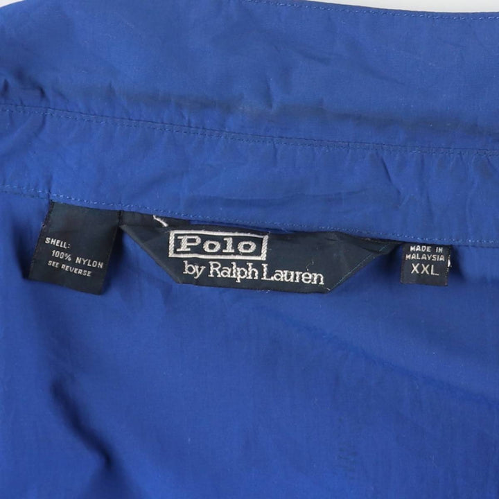Ralph Lauren POLO by Ralph Lauren Swing Top Sports Jacket Men's XXL Nylon blue type Vintage Second Hand