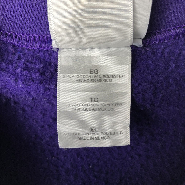 BETTY BOOP character sweatshirt, men's size XL (approx.) cotton purple type Vintage Second Hand