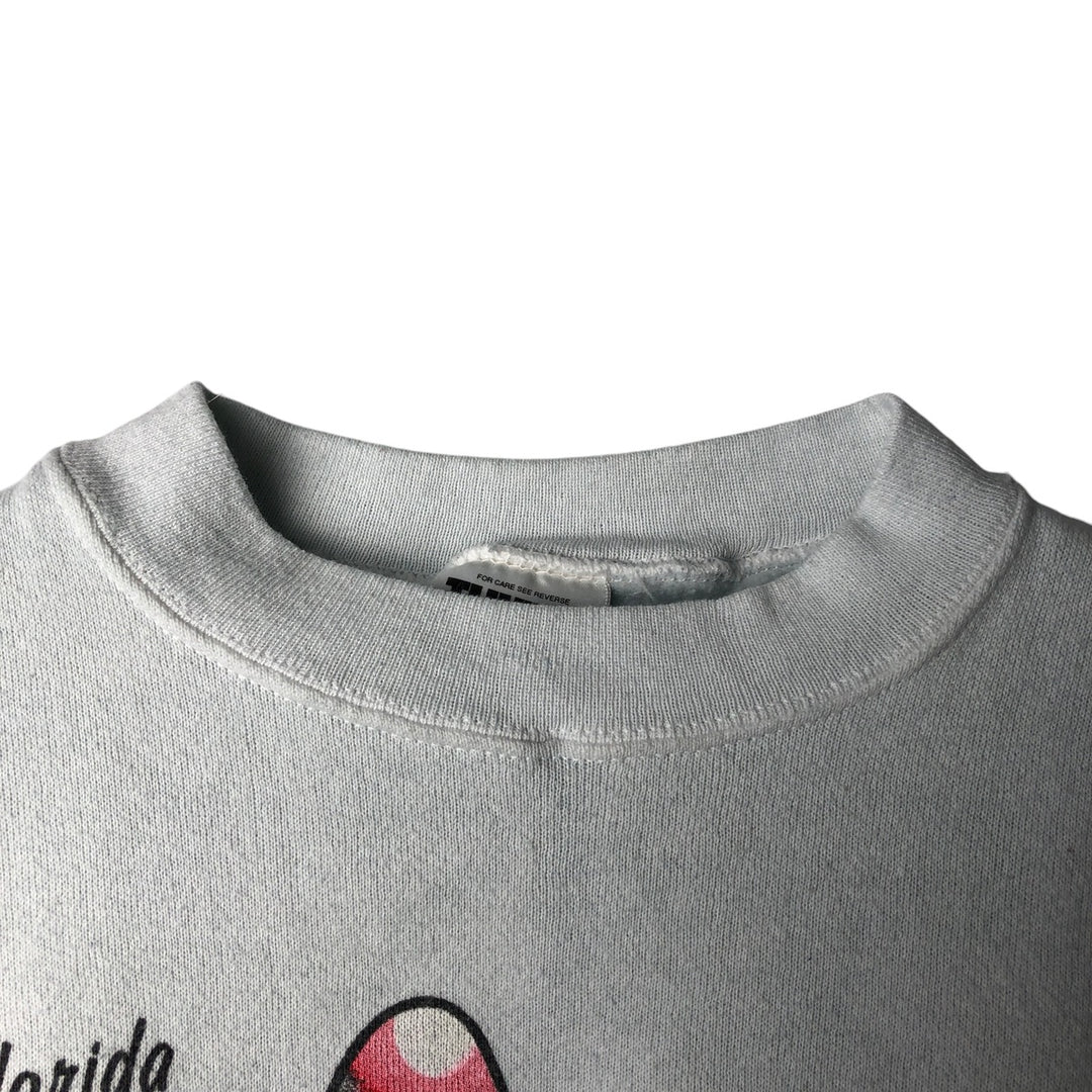 90'S TULTEX MINNIE MOUSE Minnie Mouse Character Sweatshirt, Men's Size M (Equivalent), Vintage cotton white type Vintage Second Hand