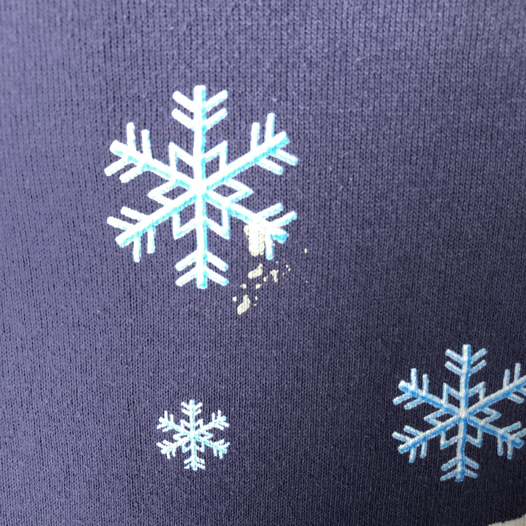 90'S Looney Tunes Sylvester Cat Tweety Character Sweatshirt (Men's Size L) unclear Purple type blue-purple Vintage Second Hand