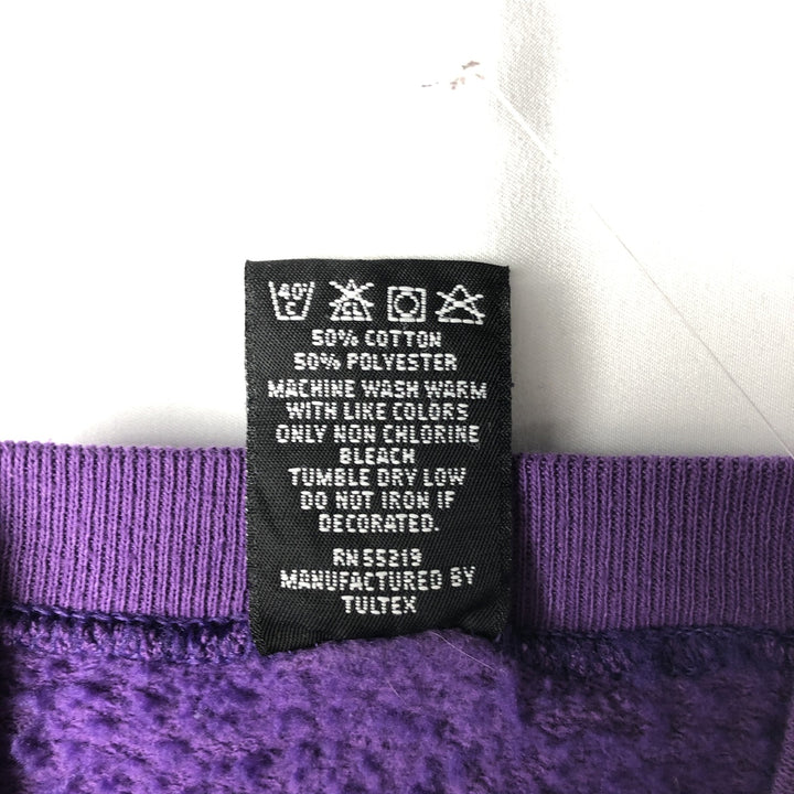 Vintage 90'S MICKEY UNLIMITED Mickey Mouse character sweatshirt, Made in USA, Men's XL cotton purple type Vintage Second Hand