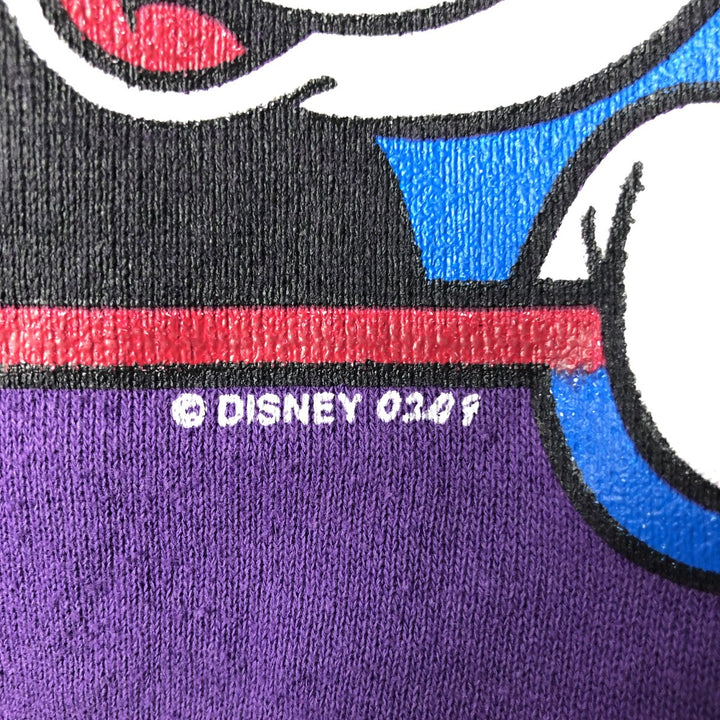 Vintage 90'S MICKEY UNLIMITED Mickey Mouse character sweatshirt, Made in USA, Men's XL cotton purple type Vintage Second Hand