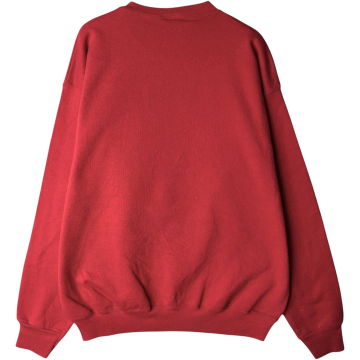 90'S Artex Looney Tunes Daffy Duck Character Sweatshirt, Made in USA, Men's Size L (approx.) polyester red type Vintage Second Hand