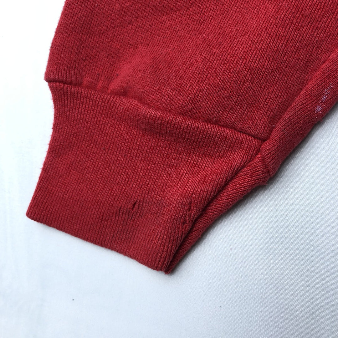 90'S Artex Looney Tunes Daffy Duck Character Sweatshirt, Made in USA, Men's Size L (approx.) polyester red type Vintage Second Hand