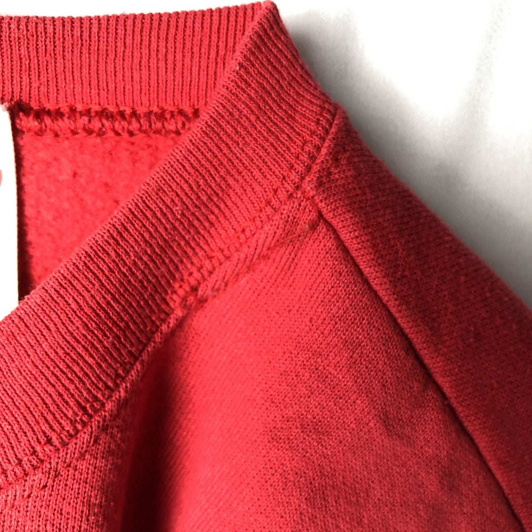 90'S Artex Looney Tunes Daffy Duck Character Sweatshirt, Made in USA, Men's Size L (approx.) polyester red type Vintage Second Hand