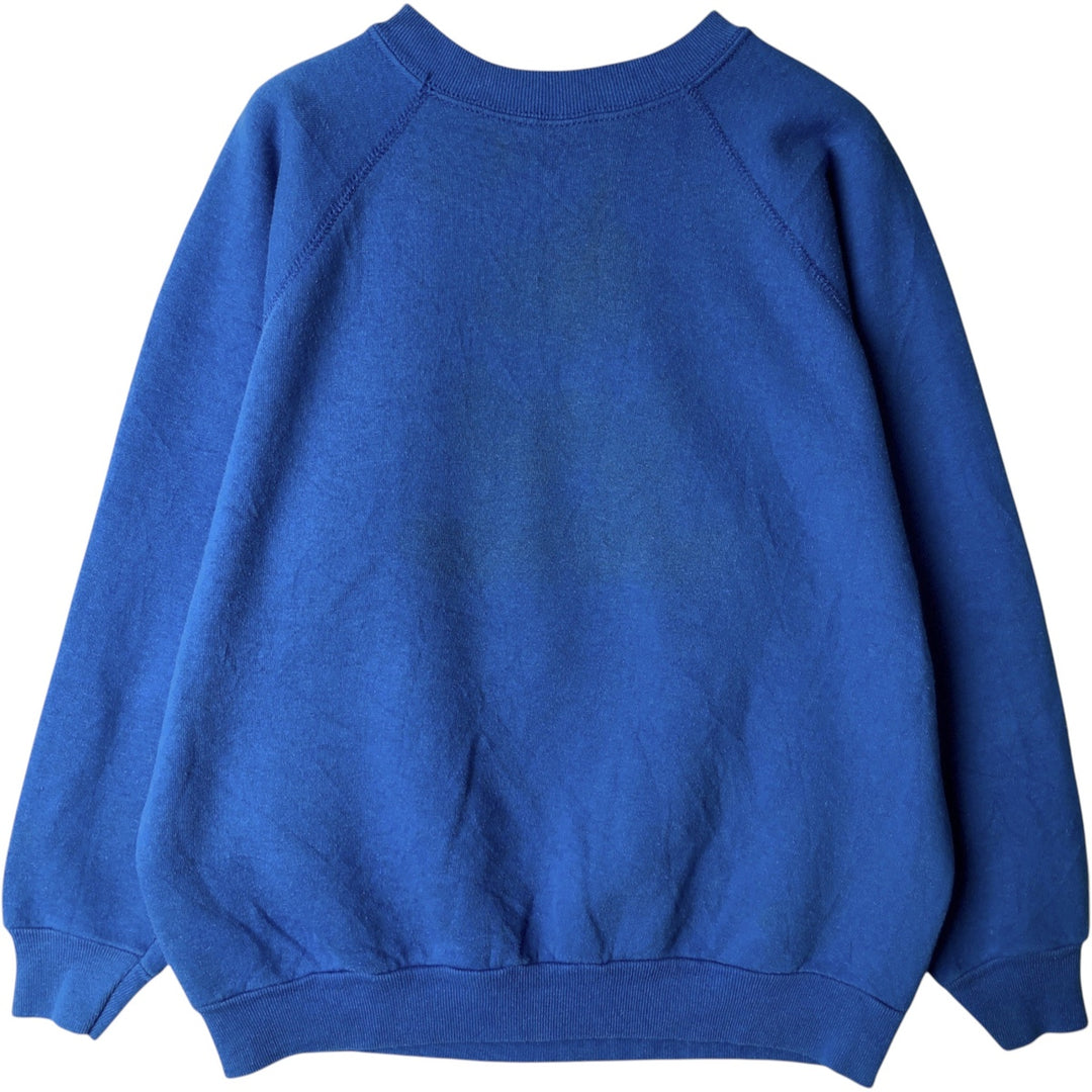 80'S Tultex Mickey Mouse Character Sweatshirt, Made in USA, Men's Size L (approx.), Vintage acrylic blue type Vintage Second Hand