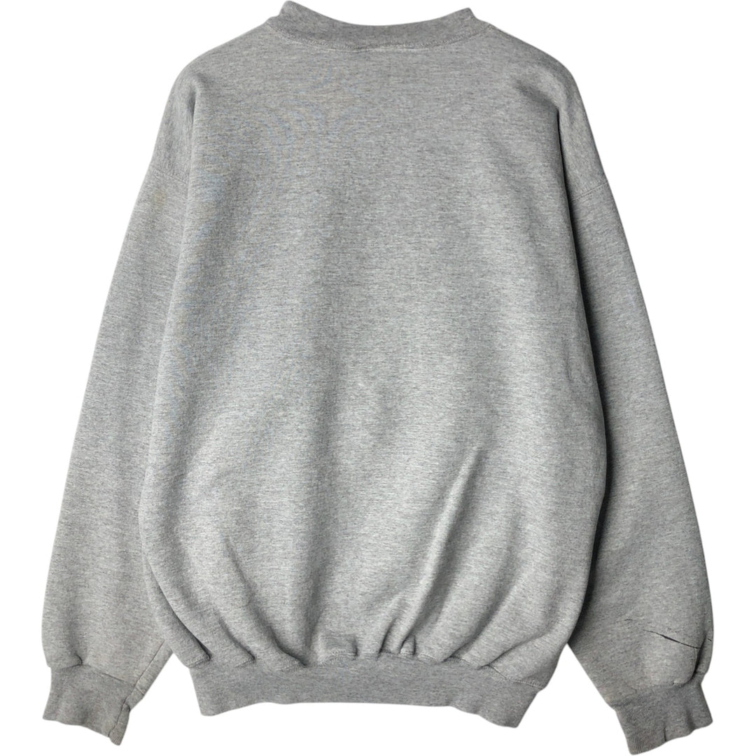 90'S Disneyland Snow White and the Seven Dwarfs Grumpy Character Sweatshirt, Made in USA, Men's Size M (approx.) cotton gray type Vintage Second Hand