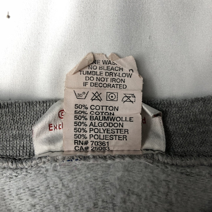 90'S Disneyland Snow White and the Seven Dwarfs Grumpy Character Sweatshirt, Made in USA, Men's Size M (approx.) cotton gray type Vintage Second Hand