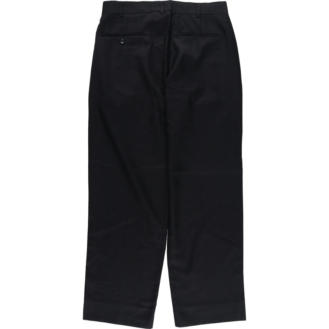 Dockers two-pleat wool trousers, men's size W31 (approx.) wool black type Vintage Second Hand