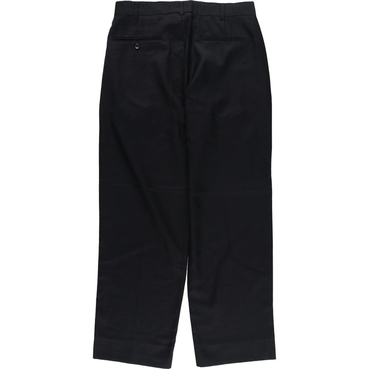 Dockers two-pleat wool trousers, men's size W31 (approx.) wool black type Vintage Second Hand