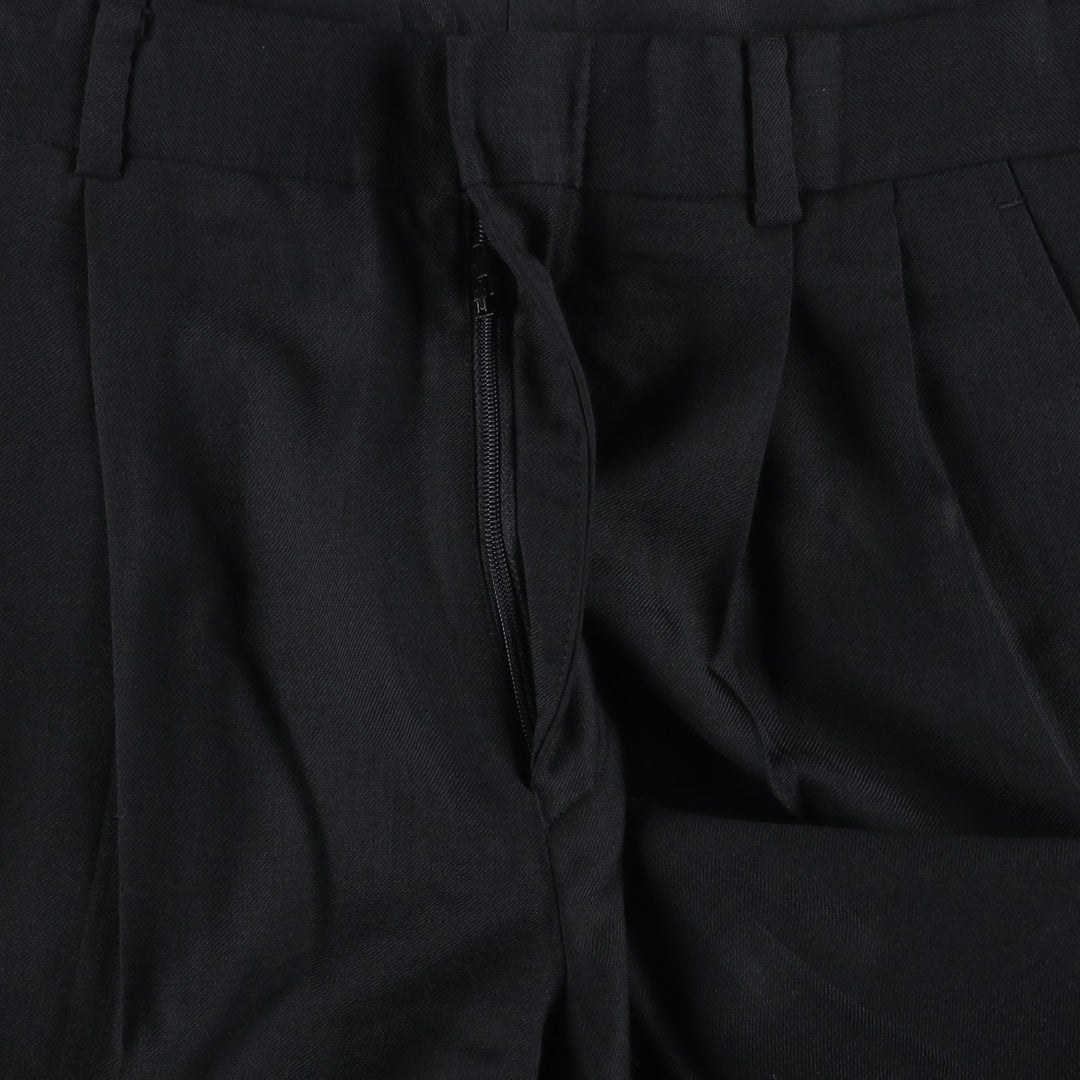 Dockers two-pleat wool trousers, men's size W31 (approx.) wool black type Vintage Second Hand