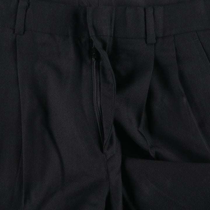 Dockers two-pleat wool trousers, men's size W31 (approx.) wool black type Vintage Second Hand