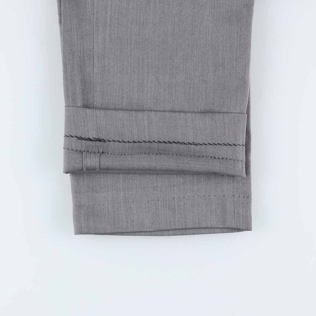 ~1980'S MESQUITE slacks pants, men's size W35 equivalent, vintage. polyester gray type Vintage Second Hand