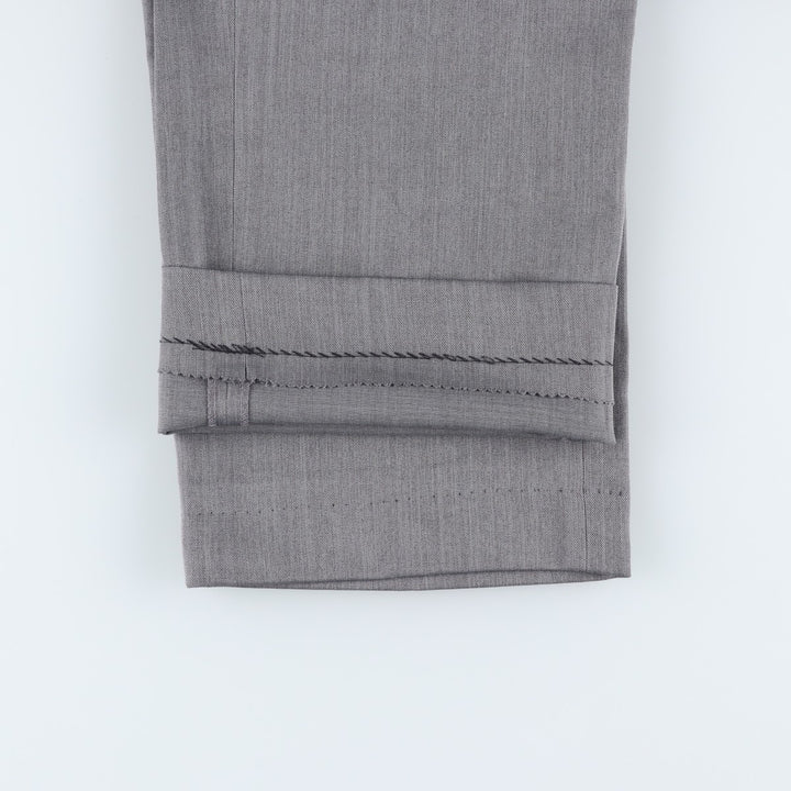 ~1980'S MESQUITE slacks pants, men's size W35 equivalent, vintage. polyester gray type Vintage Second Hand