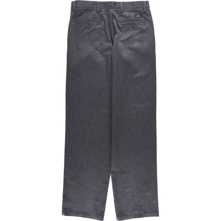 Dockers PLEATED CLASSIC FIT Two-Pleat Cotton Slacks Pants, Men's Size W33 (approx.) cotton gray type Vintage Second Hand
