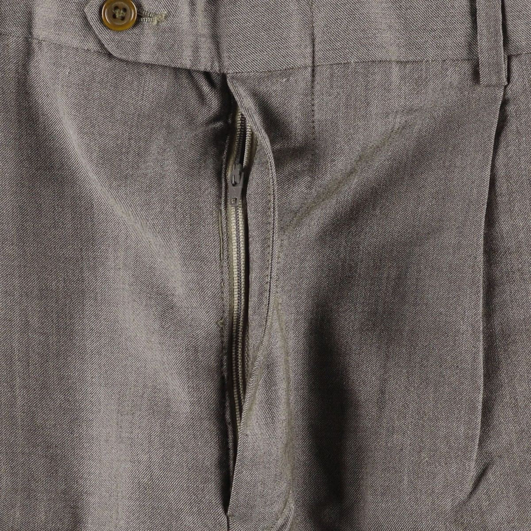 90'S Nautica Two-pleat Wool Pants, Vintage, Men's Size 34 wool gray type Vintage Second Hand