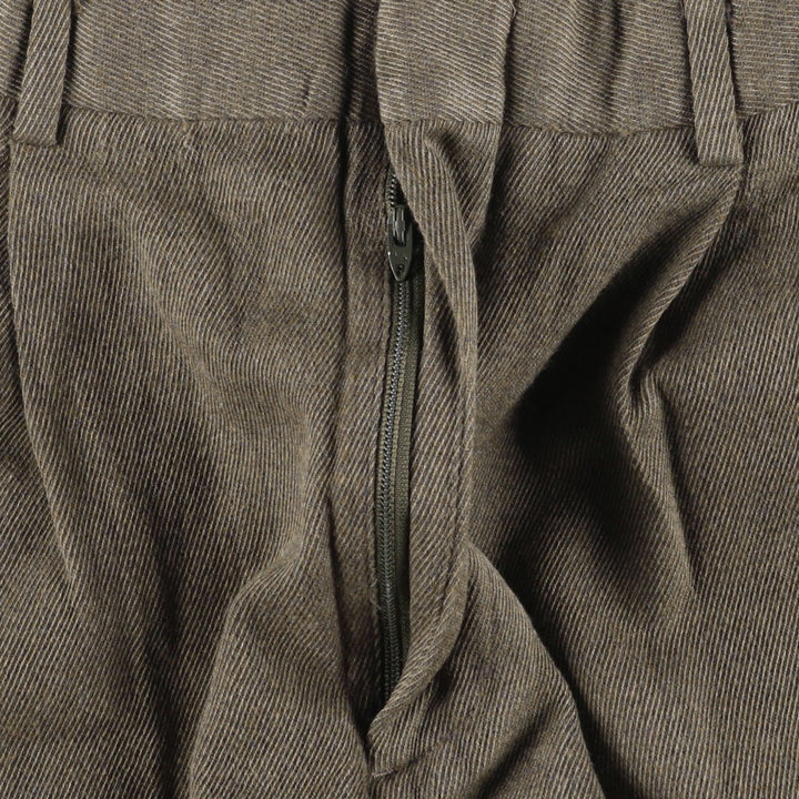 1990'S Eddie Bauer AKA Two-Pleat Wool Trousers, Men's Size W32 (approx.), Vintage wool gray type Vintage Second Hand