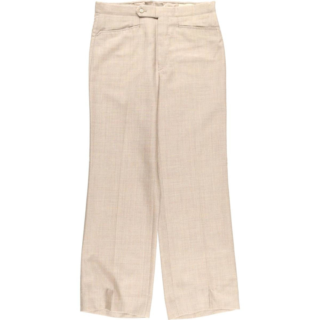SANSABELT Men's Slacks Pants, Size W34 (approx.), Vintage unclear Beige type Vintage Second Hand