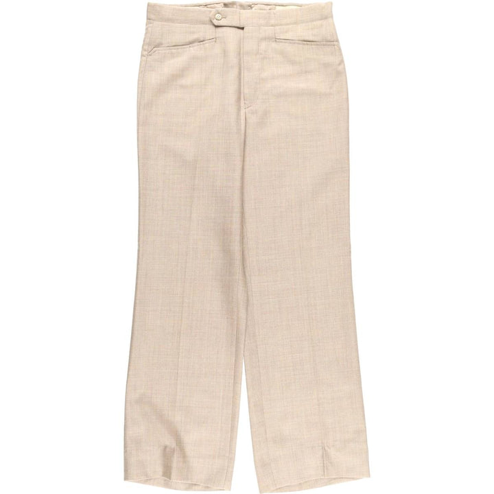 SANSABELT Men's Slacks Pants, Size W34 (approx.), Vintage unclear Beige type Vintage Second Hand