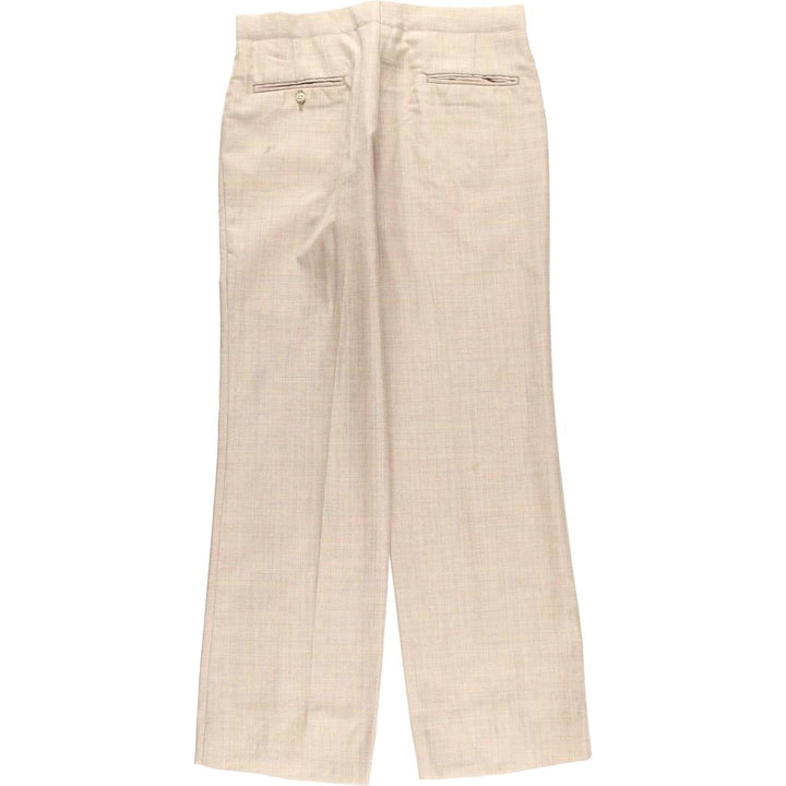 SANSABELT Men's Slacks Pants, Size W34 (approx.), Vintage unclear Beige type Vintage Second Hand