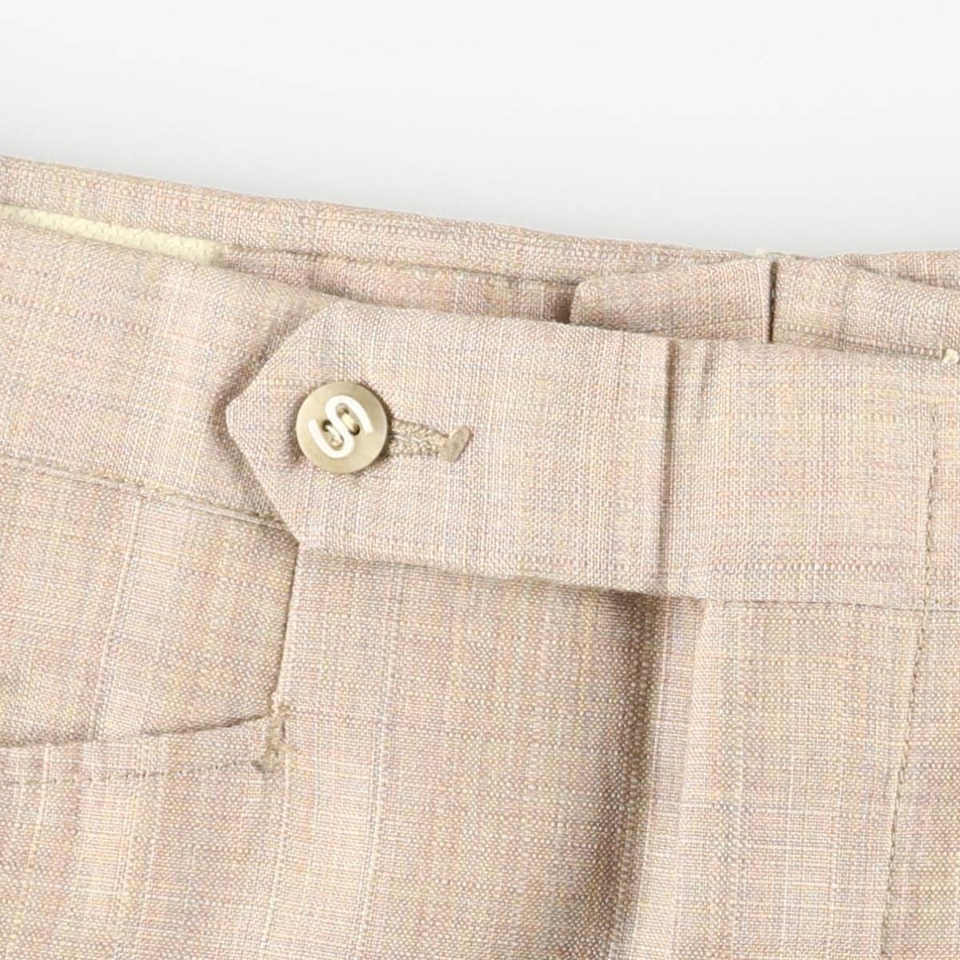 SANSABELT Men's Slacks Pants, Size W34 (approx.), Vintage unclear Beige type Vintage Second Hand