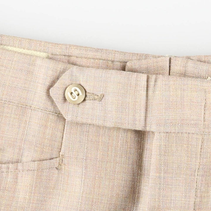 SANSABELT Men's Slacks Pants, Size W34 (approx.), Vintage unclear Beige type Vintage Second Hand