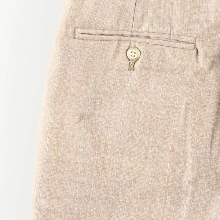 SANSABELT Men's Slacks Pants, Size W34 (approx.), Vintage unclear Beige type Vintage Second Hand