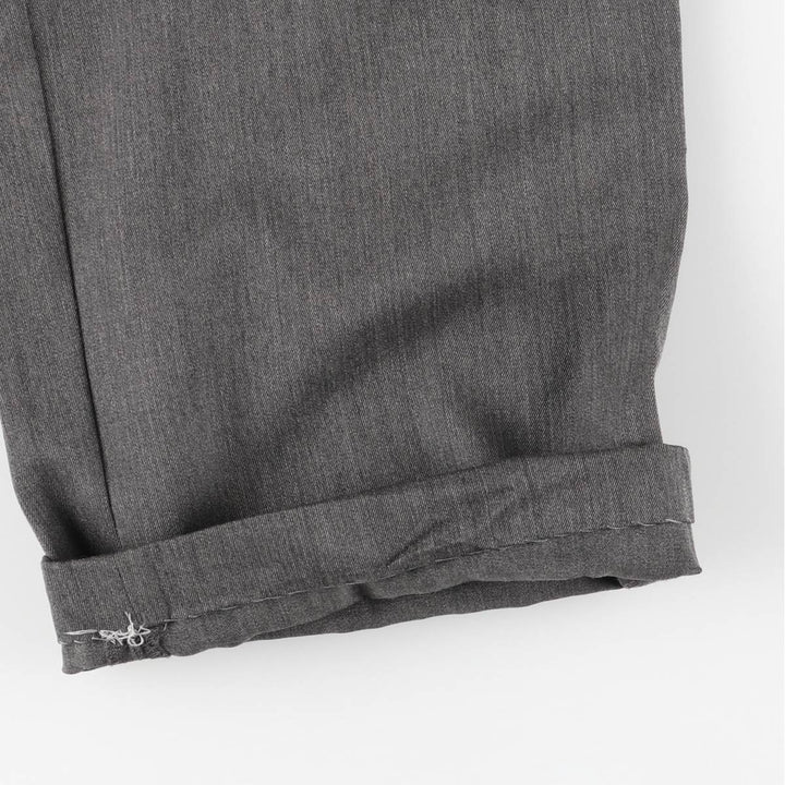 Brooks Brothers Two-pleat Wool Pants and Slacks, Made in Canada, Men's Size W34 wool gray type Vintage Second Hand