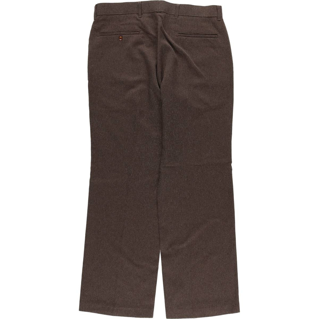 Vintage 1980'S Levi's Action Slacks, Men's Size 35 unclear brown type Vintage Second Hand