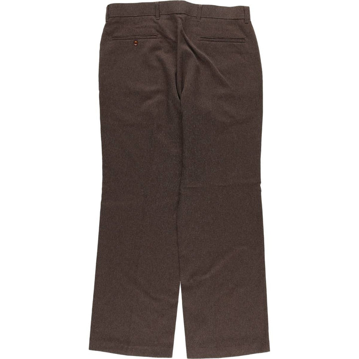 Vintage 1980'S Levi's Action Slacks, Men's Size 35 unclear brown type Vintage Second Hand