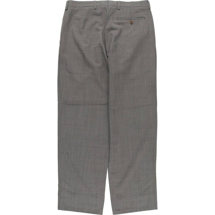Burberry's BURBERRY LONDON One-tuck wool trousers, men's size W32 (approx.) wool black type Vintage Second Hand