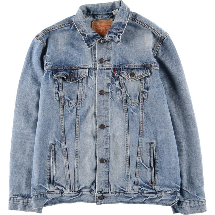 Levi's denim jacket, denim jacket, men's size XL cotton blue type Vintage Second Hand