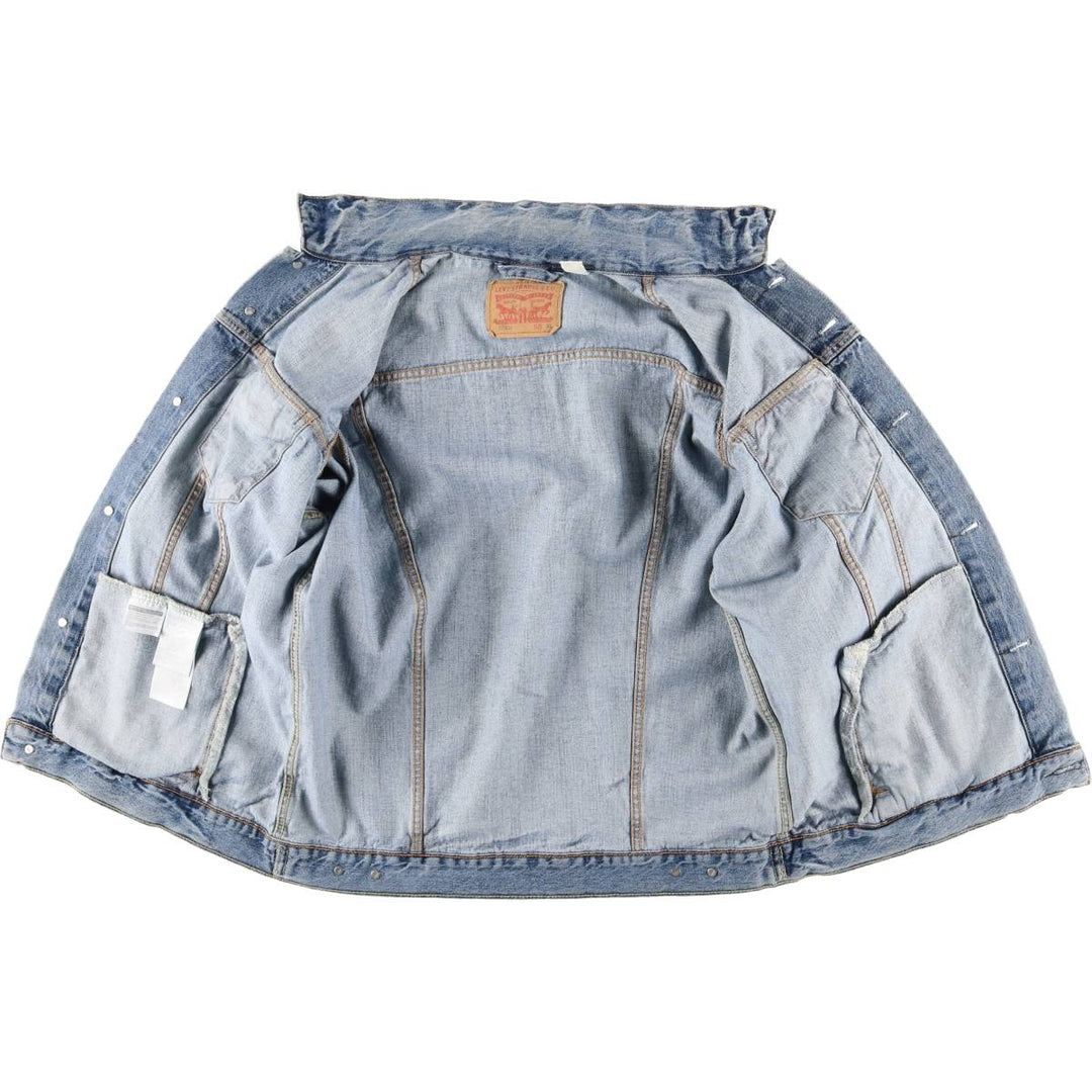 Levi's denim jacket, denim jacket, men's size XL cotton blue type Vintage Second Hand