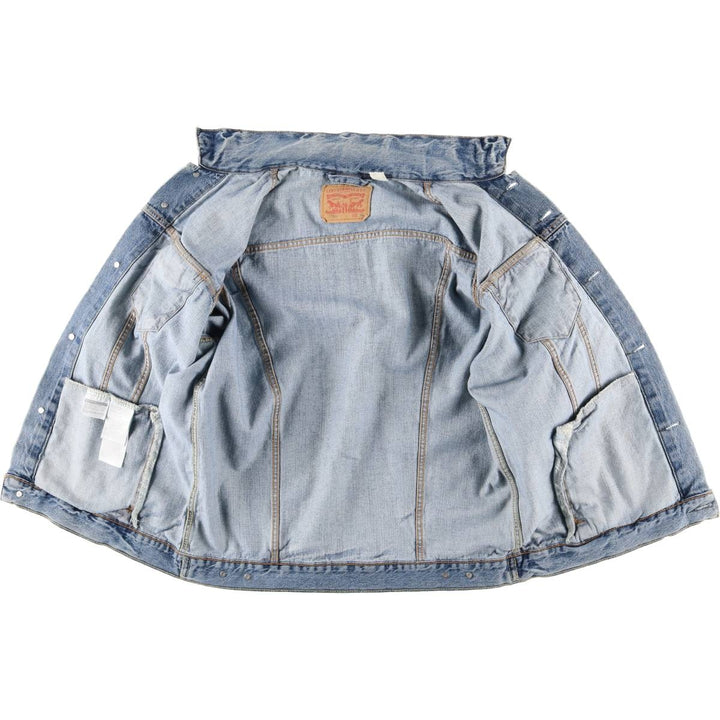 Levi's denim jacket, denim jacket, men's size XL cotton blue type Vintage Second Hand