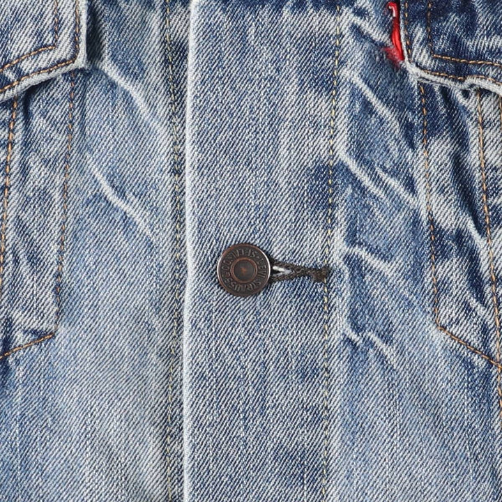 Levi's denim jacket, denim jacket, men's size XL cotton blue type Vintage Second Hand