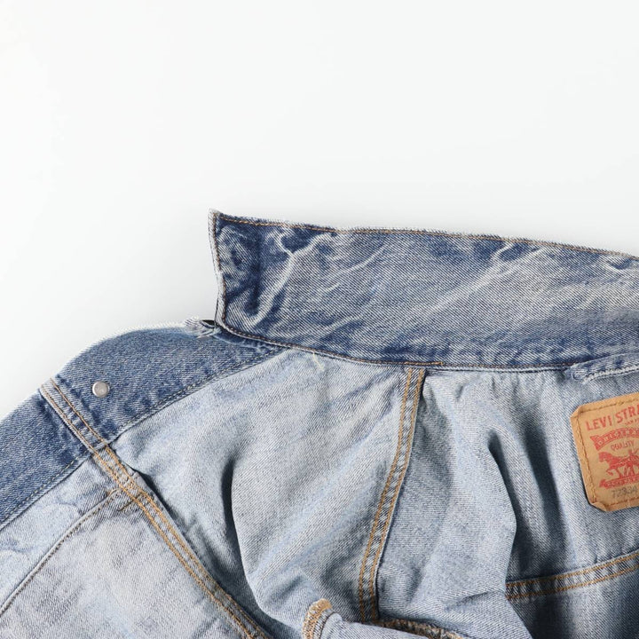 Levi's denim jacket, denim jacket, men's size XL cotton blue type Vintage Second Hand