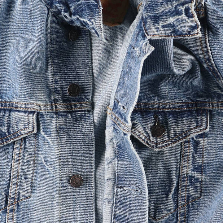 Levi's denim jacket, denim jacket, men's size XL cotton blue type Vintage Second Hand