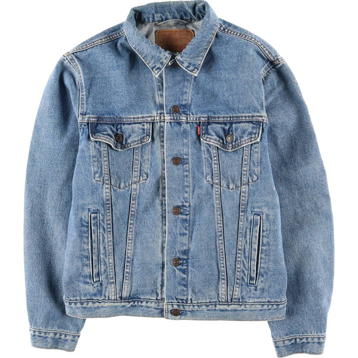 90'S Levi's 70503-0214 Denim Jacket, Men's Size Medium, Vintage cotton blue type Vintage Second Hand