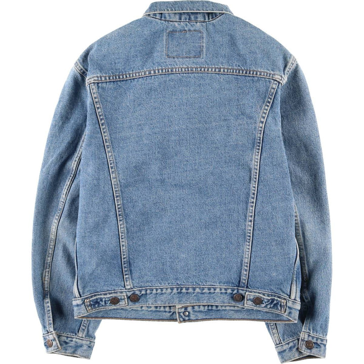 90'S Levi's 70503-0214 Denim Jacket, Men's Size Medium, Vintage cotton blue type Vintage Second Hand