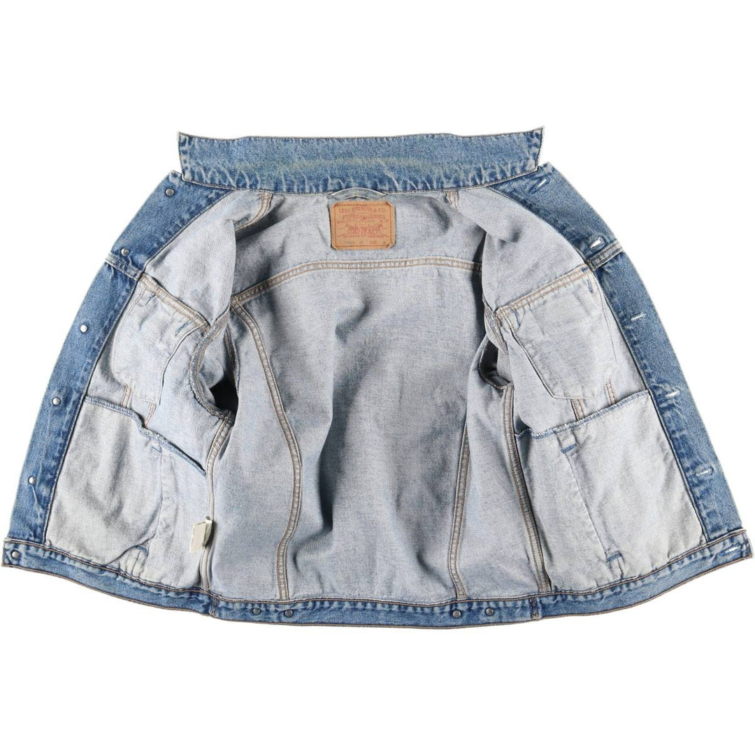 90'S Levi's 70503-0214 Denim Jacket, Men's Size Medium, Vintage cotton blue type Vintage Second Hand