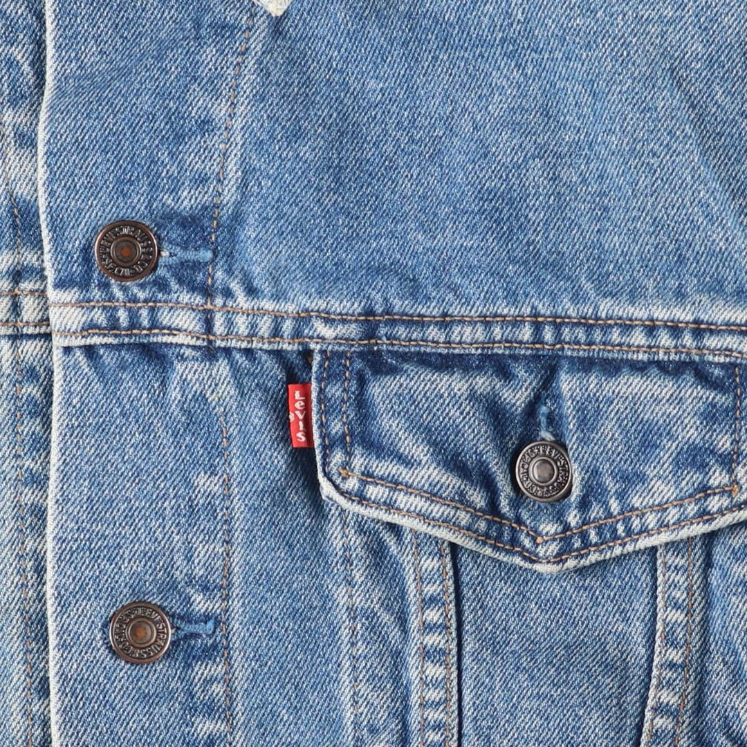 90'S Levi's 70503-0214 Denim Jacket, Men's Size Medium, Vintage cotton blue type Vintage Second Hand