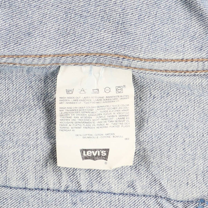 90'S Levi's 70503-0214 Denim Jacket, Men's Size Medium, Vintage cotton blue type Vintage Second Hand