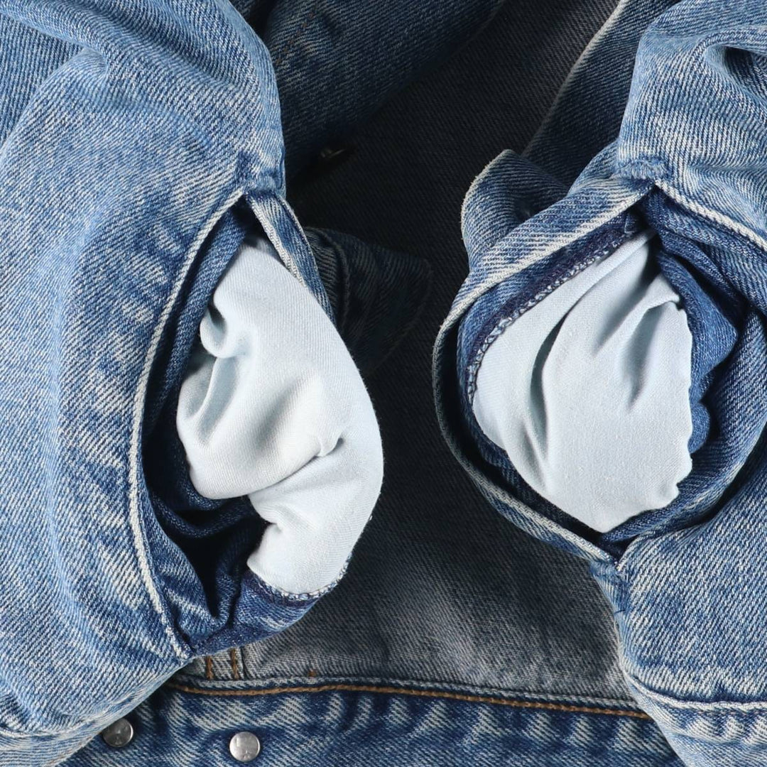 90'S Levi's 70503-0214 Denim Jacket, Men's Size Medium, Vintage cotton blue type Vintage Second Hand