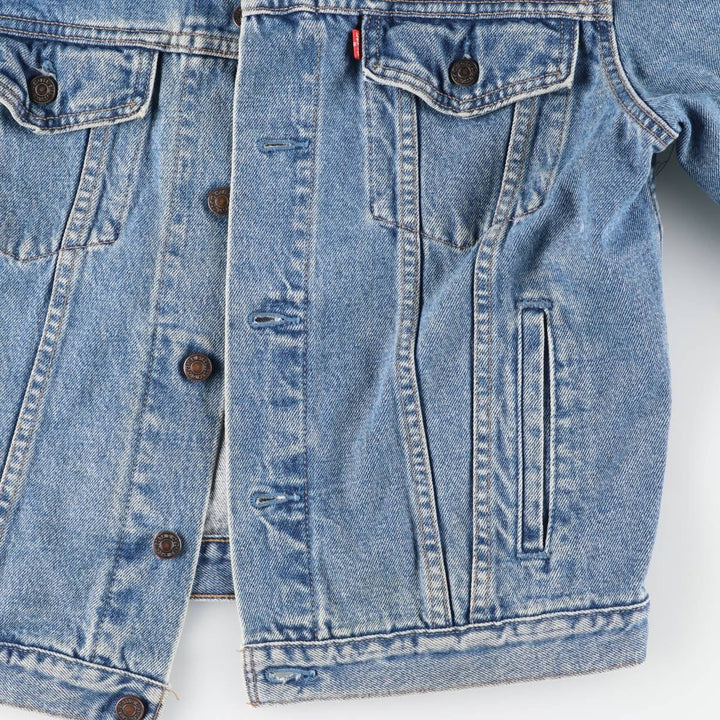 90'S Levi's 70503-0214 Denim Jacket, Men's Size Medium, Vintage cotton blue type Vintage Second Hand