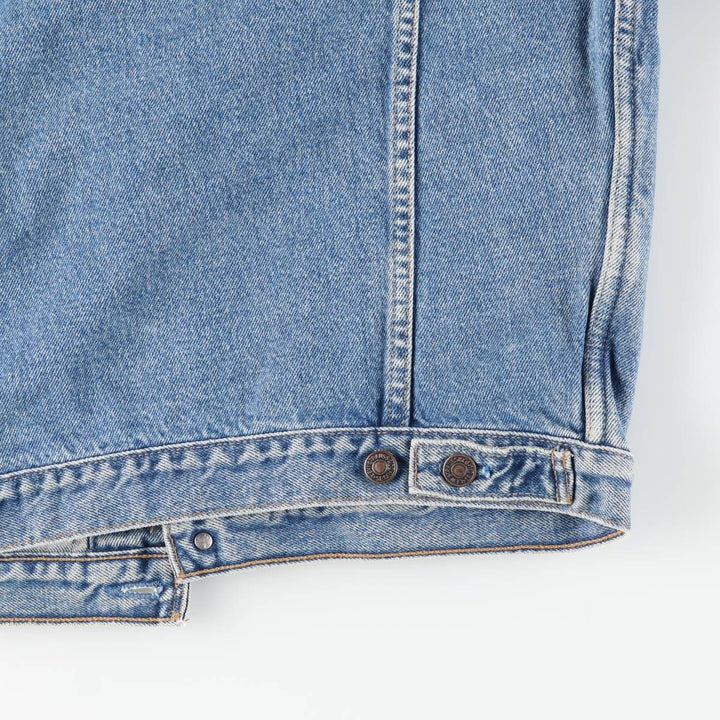 90'S Levi's 70503-0214 Denim Jacket, Men's Size Medium, Vintage cotton blue type Vintage Second Hand