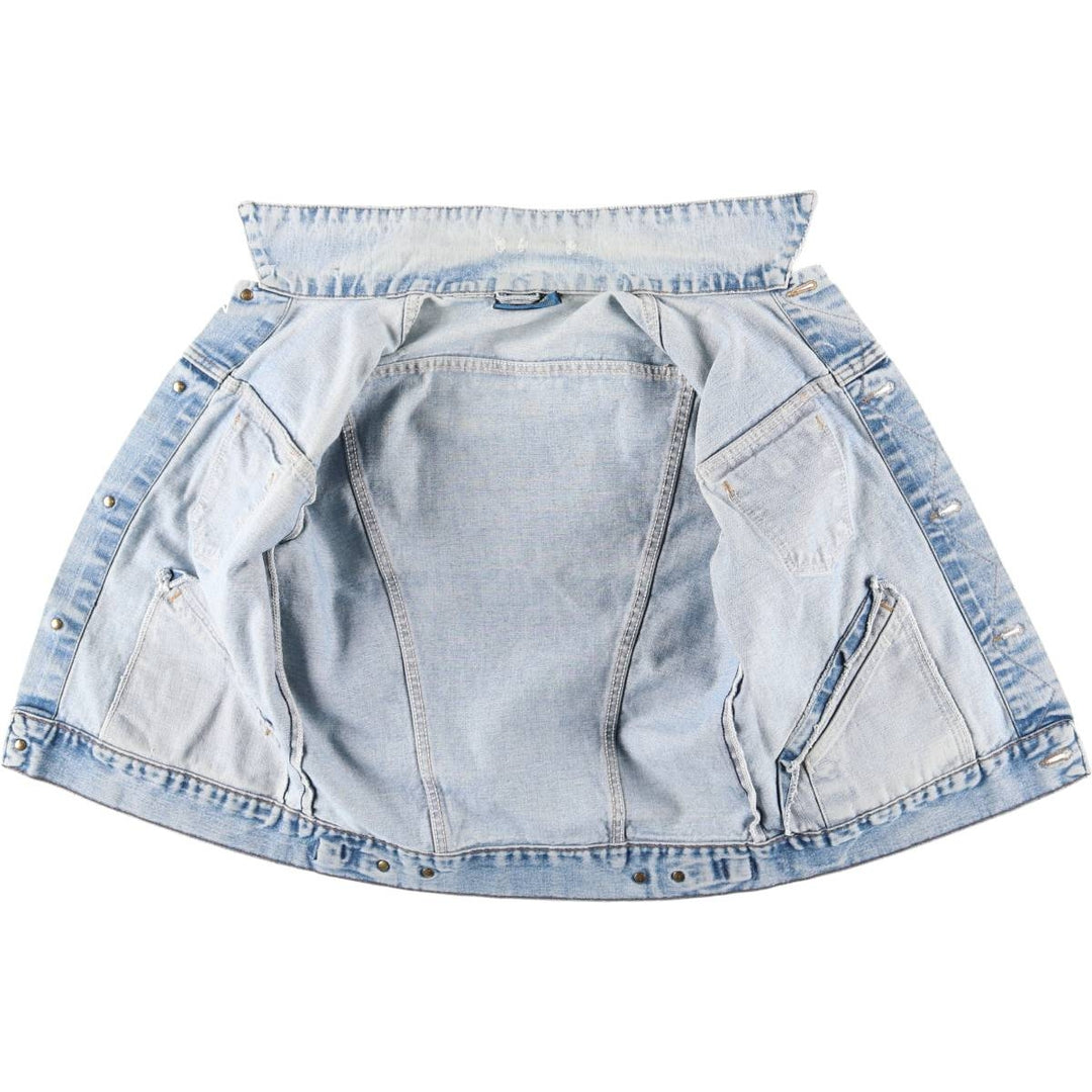 ~90'S Wrangler denim jacket, men's size M equivalent, vintage. unclear Blue type light blue Vintage Second Hand