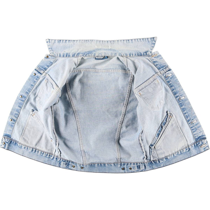 ~90'S Wrangler denim jacket, men's size M equivalent, vintage. unclear Blue type light blue Vintage Second Hand