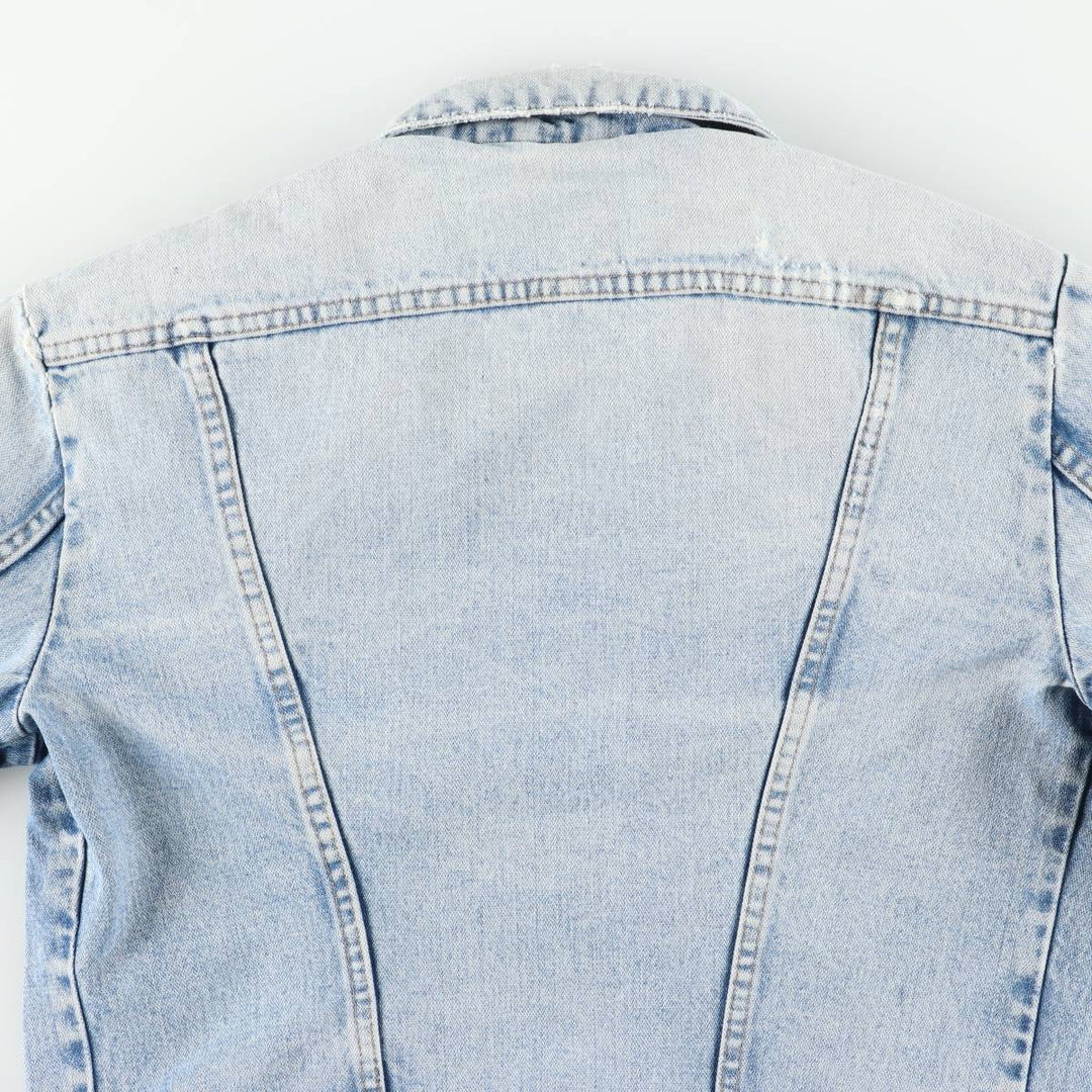 ~90'S Wrangler denim jacket, men's size M equivalent, vintage. unclear Blue type light blue Vintage Second Hand