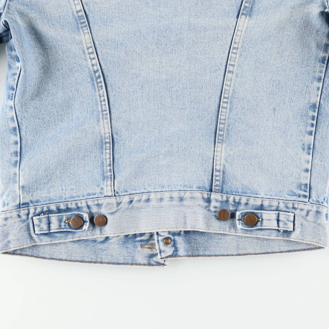 ~90'S Wrangler denim jacket, men's size M equivalent, vintage. unclear Blue type light blue Vintage Second Hand