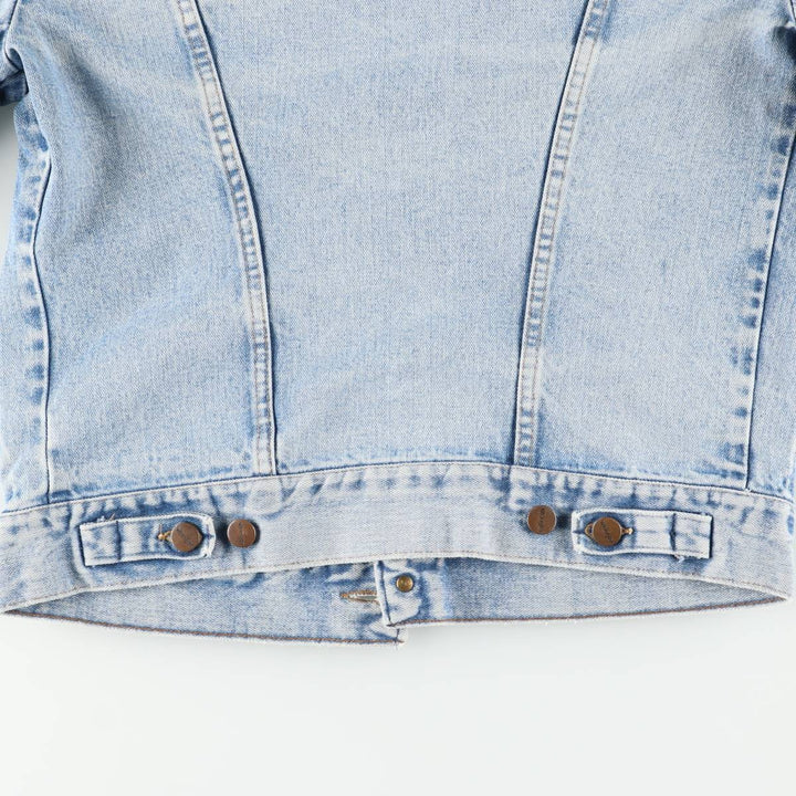 ~90'S Wrangler denim jacket, men's size M equivalent, vintage. unclear Blue type light blue Vintage Second Hand